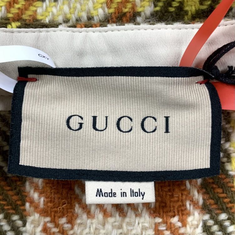 Gucci Gucci Plaid Wool Mini Skirt Size 42 Size 28" / US 6 / IT 42 - 3 Thumbnail
