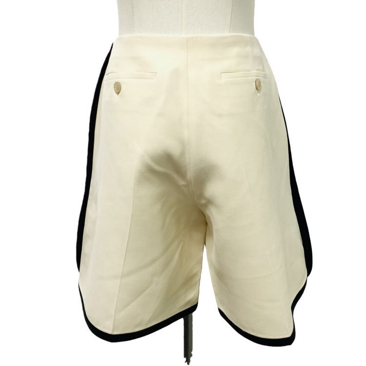Gucci Gucci Beige Wool Silk Shorts Size 40 Size 27" / US 4 / IT 40 - 2 Thumbnail