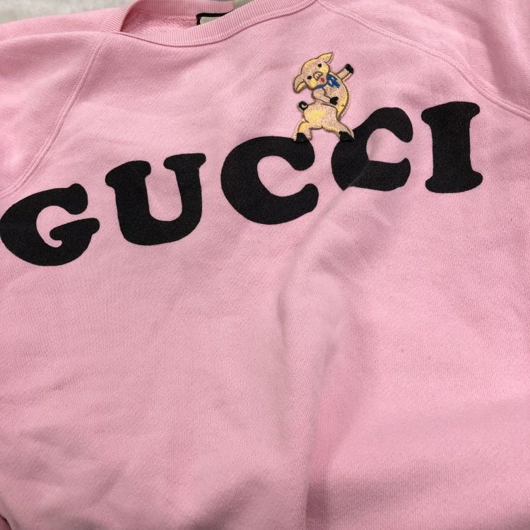 Gucci Gucci Pig Embroidery Sweatshirt Size S Size S / US 4 / IT 40 - 7 Thumbnail