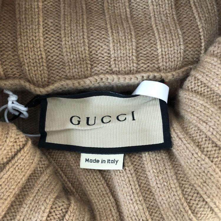 Gucci Gucci Ribbed Wool Cashmere Turtleneck Sweater Size L Size US L / EU 52-54 / 3 - 3 Thumbnail