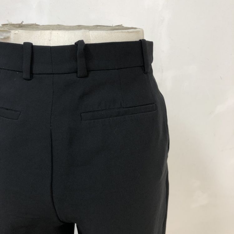 Gucci Gucci Black Wool Silk Pants Size 38 Size 26" / US 2 / IT 38 - 9 Thumbnail