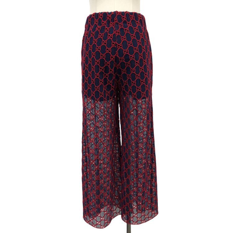 Gucci Gucci GG Monogram Lace Pants Size 36 Size 25" / US 0 / IT 36 - 2 Thumbnail