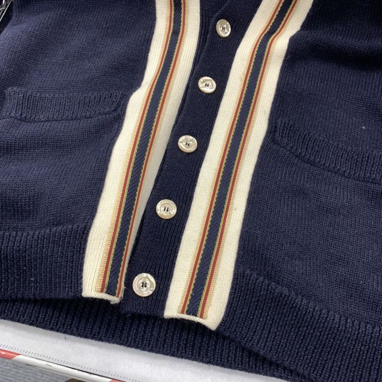 Gucci Gucci Anchor Patch Cardigan Size S Size US S / EU 44-46 / 1 - 8 Thumbnail