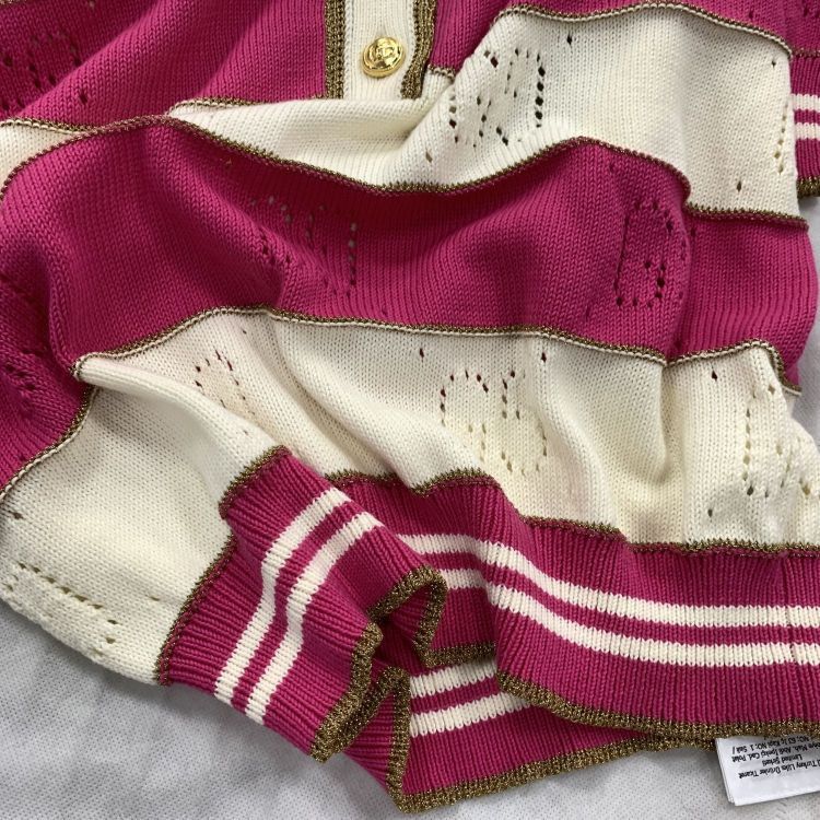 Gucci Gucci GG Logo Knit Polo Shirt Size XS Size XS / US 0-2 / IT 36-38 - 6 Thumbnail