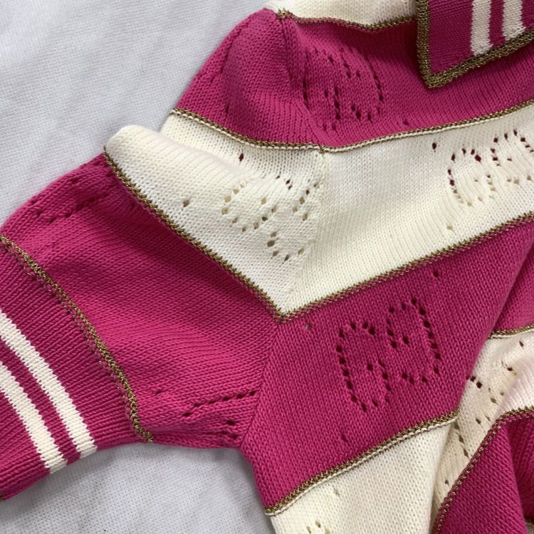 Gucci Gucci GG Logo Knit Polo Shirt Size XS Size XS / US 0-2 / IT 36-38 - 7 Thumbnail