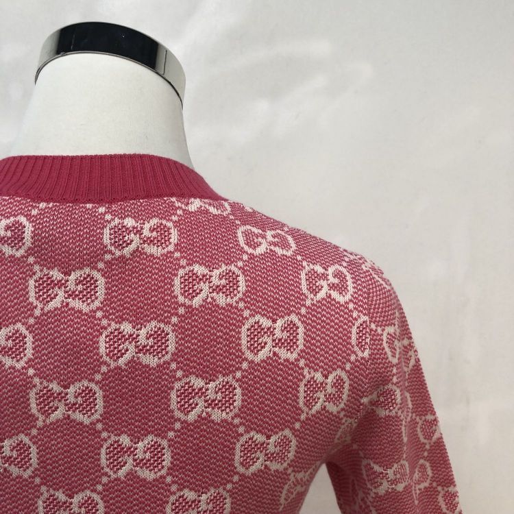 Gucci Gucci GG Logo Knit Mini Dress XXS Size XXS / US 00 / IT 34 - 8 Thumbnail