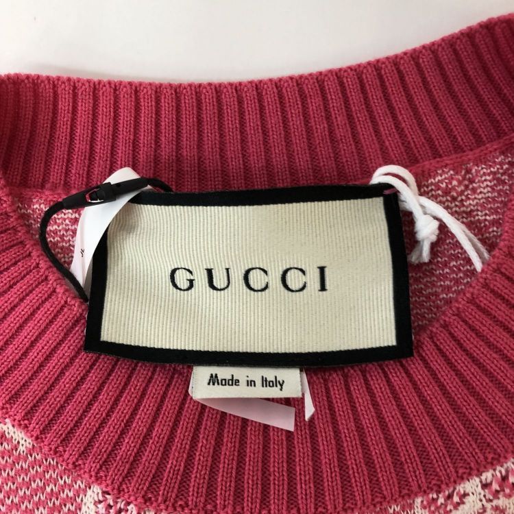 Gucci Gucci Pink GG Monogram Knit Dress Size S Size S / US 4 / IT 40 - 3 Thumbnail