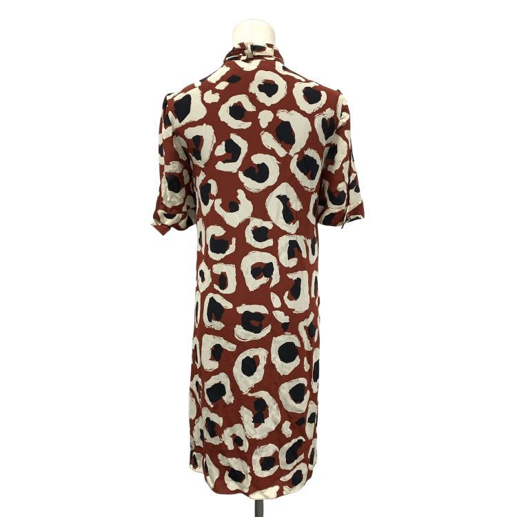Gucci Gucci Silk Patterned Mini Dress Size 40 Size S / US 4 / IT 40 - 2 Thumbnail