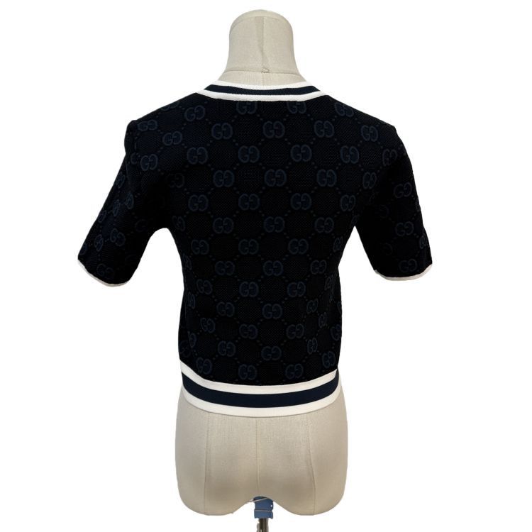 Gucci Gucci GG Logo Zip Knit Polo Size XS Size XS / US 0-2 / IT 36-38 - 2 Thumbnail
