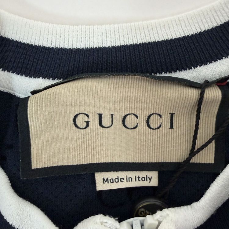 Gucci Gucci GG Logo Zip Knit Polo Size XS Size XS / US 0-2 / IT 36-38 - 3 Thumbnail