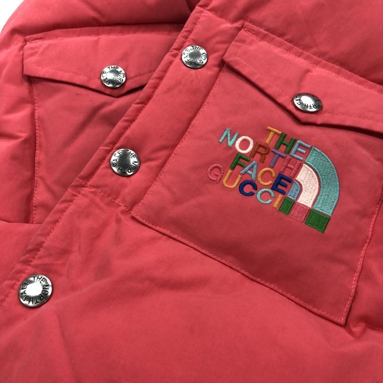 Gucci Gucci x The North Face Red Down Vest Size XS Size US XS / EU 42 / 0 - 7 Thumbnail