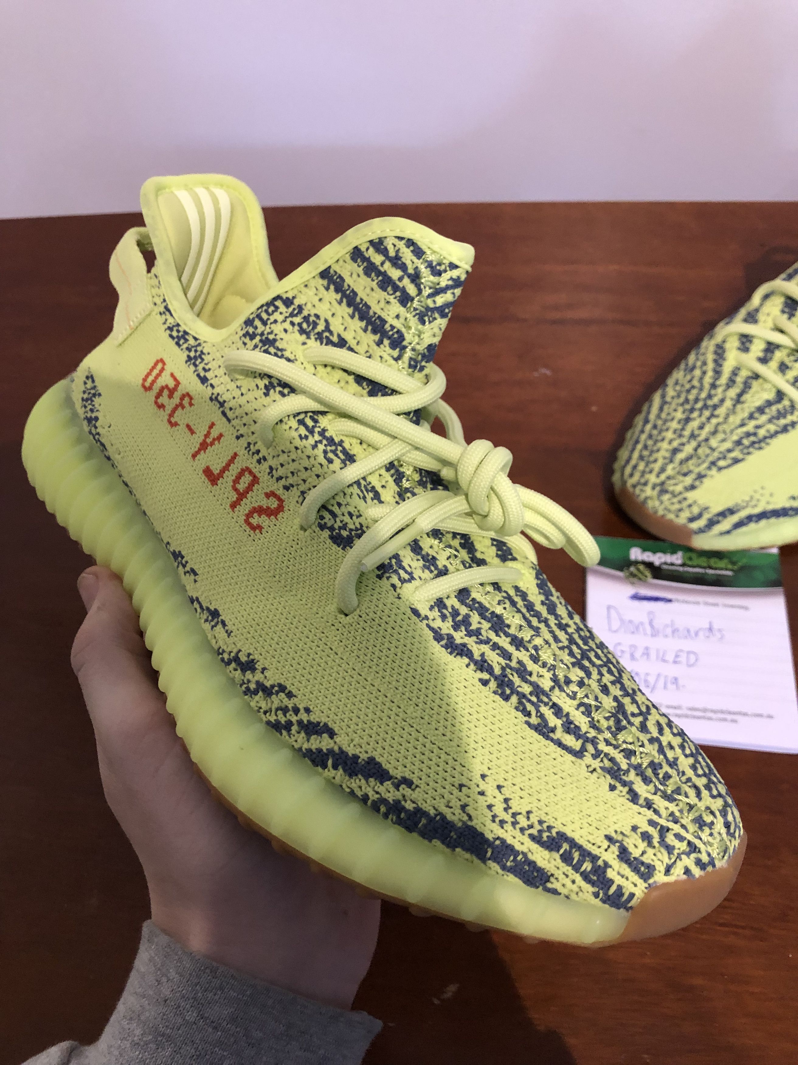 Adidas Kanye West Yeezy 350 V2 Semi Frozen Yellow Grailed