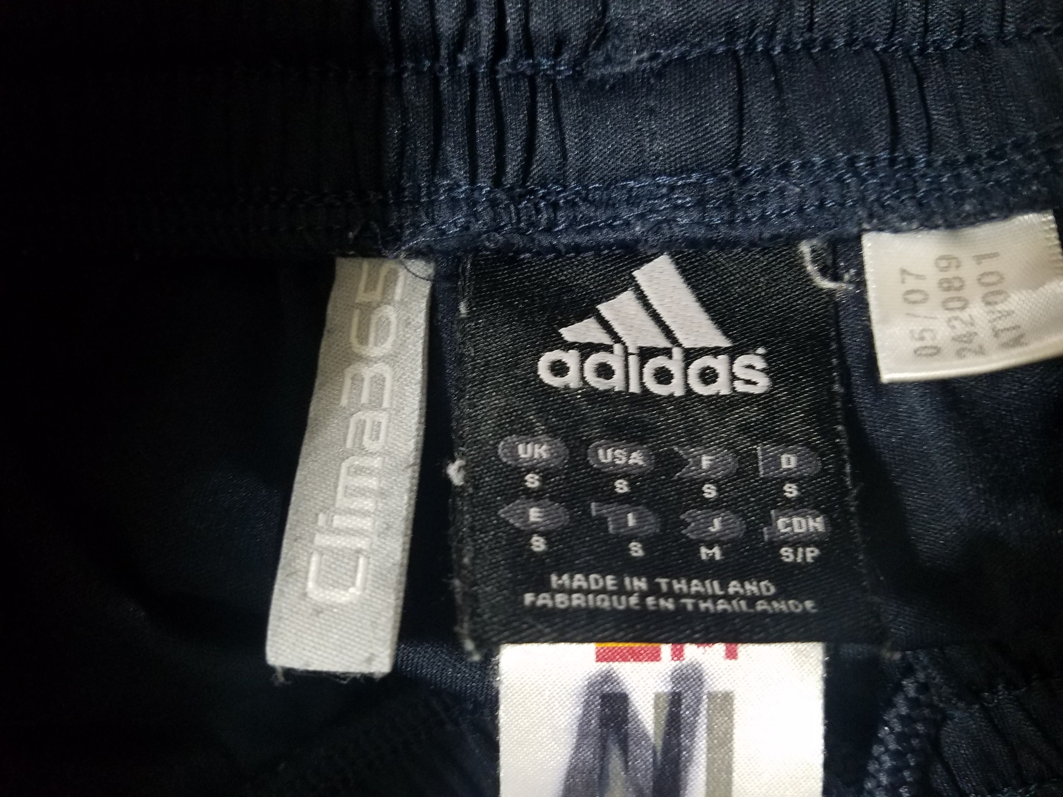 Adidas Adidas Men's Small Navy Blue Athletic Pants Joggers Track Size US 30 / EU 46 - 4 Preview