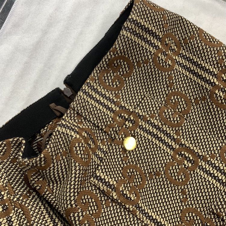 Gucci Gucci GG Logo Wool Skirt Size 42 Size 28" / US 6 / IT 42 - 6 Thumbnail