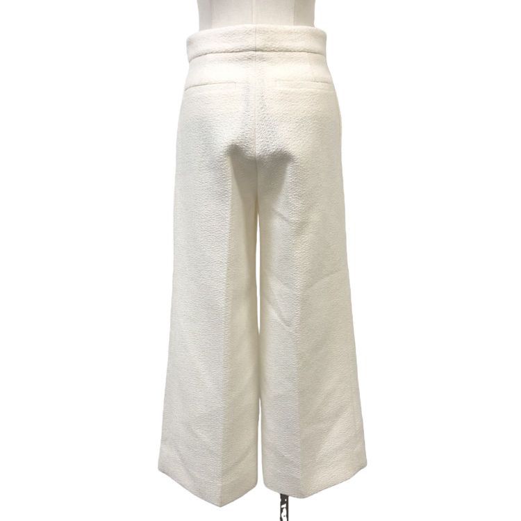 Gucci Gucci White Wool Pants Size 38 Size 26" / US 2 / IT 38 - 2 Thumbnail
