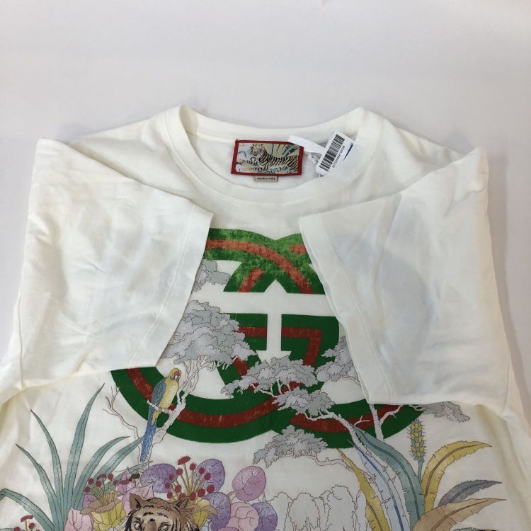 Gucci Gucci Tiger Graphic T-Shirt White Size S Size US S / EU 44-46 / 1 - 10 Thumbnail