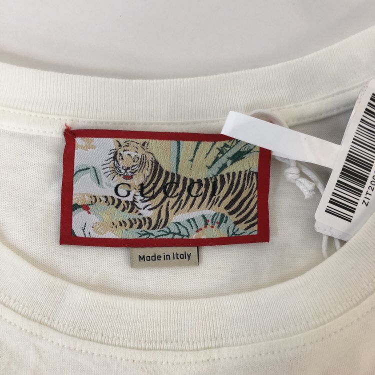 Gucci Gucci Tiger Graphic T-Shirt White Size S Size US S / EU 44-46 / 1 - 3 Thumbnail