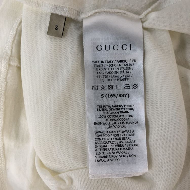 Gucci Gucci Tiger Graphic T-Shirt White Size S Size US S / EU 44-46 / 1 - 4 Thumbnail