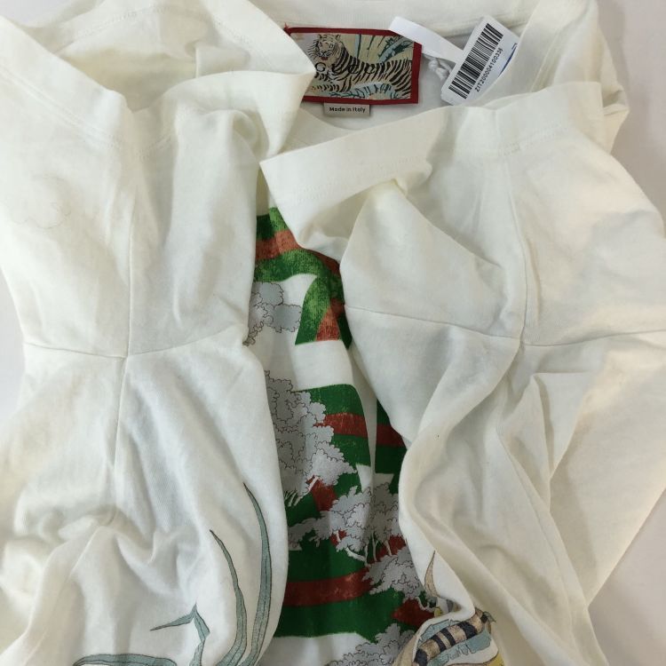 Gucci Gucci Tiger Graphic T-Shirt White Size S Size US S / EU 44-46 / 1 - 11 Thumbnail