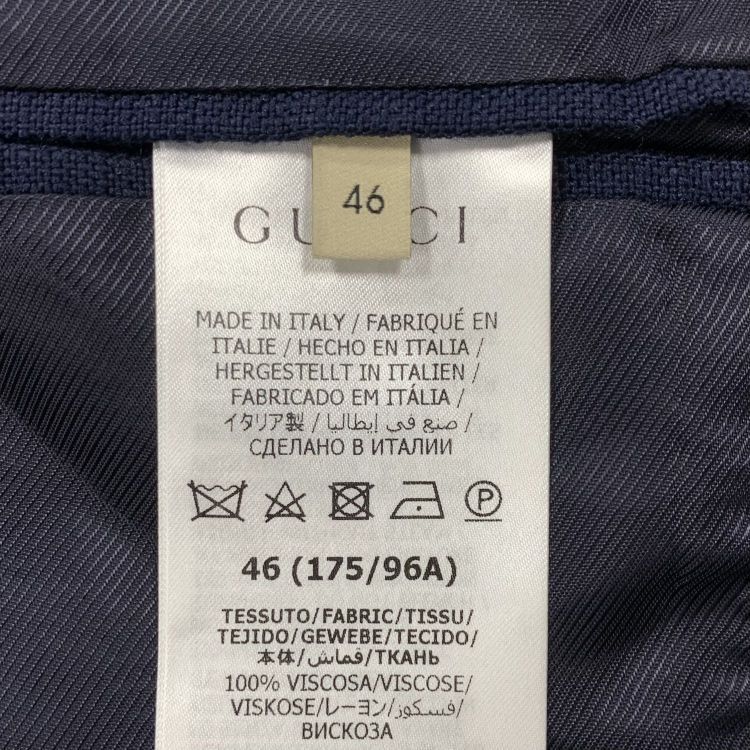 Gucci Gucci Navy Double Breasted Blazer Size 36R Size 36R - 4 Thumbnail