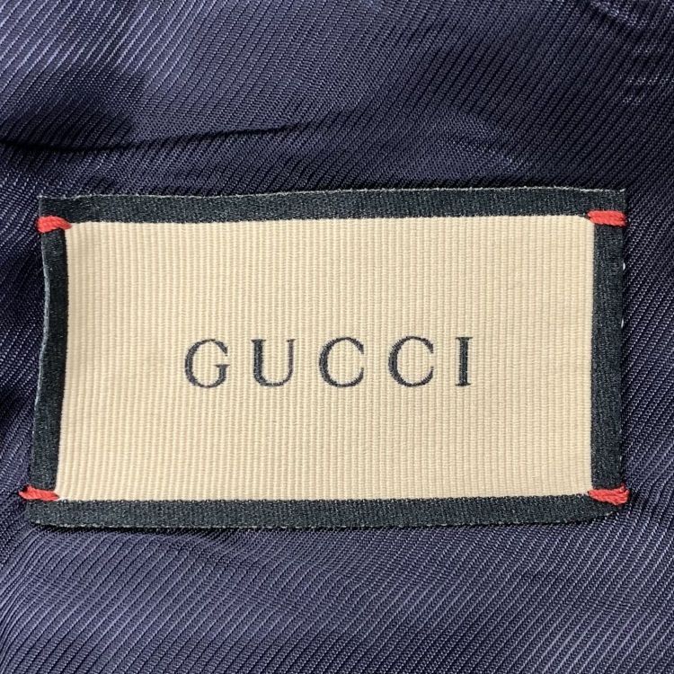Gucci Gucci Navy Double Breasted Blazer Size 36R Size 36R - 3 Thumbnail