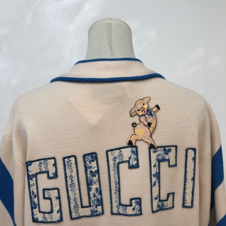 Gucci Gucci Striped Logo Cardigan Size M Size US M / EU 48-50 / 2 - 11 Thumbnail
