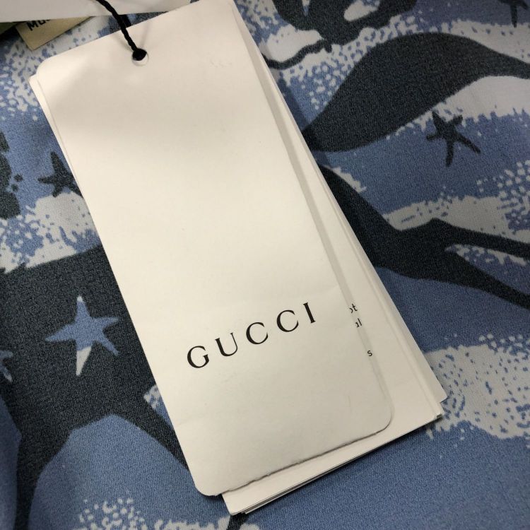 Gucci Gucci Printed Horse Motif Button Up Shirt Size M Size US M / EU 48-50 / 2 - 7 Thumbnail