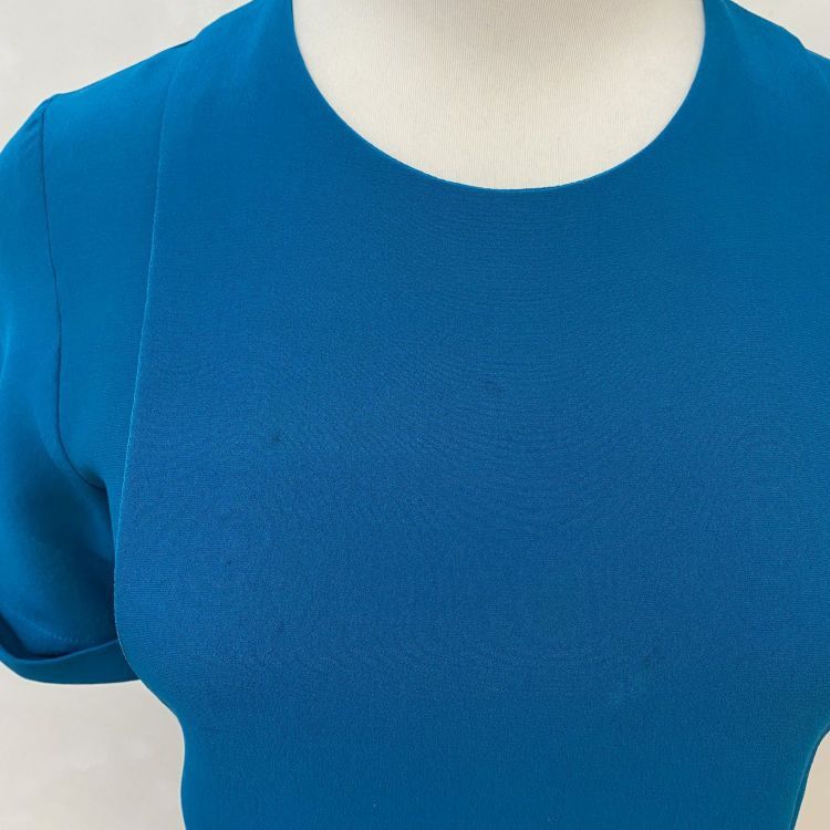Gucci Gucci Blue Silk Blouse Size 36 Size XS / US 0-2 / IT 36-38 - 6 Thumbnail