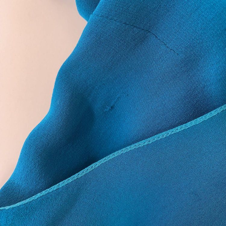 Gucci Gucci Blue Silk Blouse Size 36 Size XS / US 0-2 / IT 36-38 - 10 Thumbnail