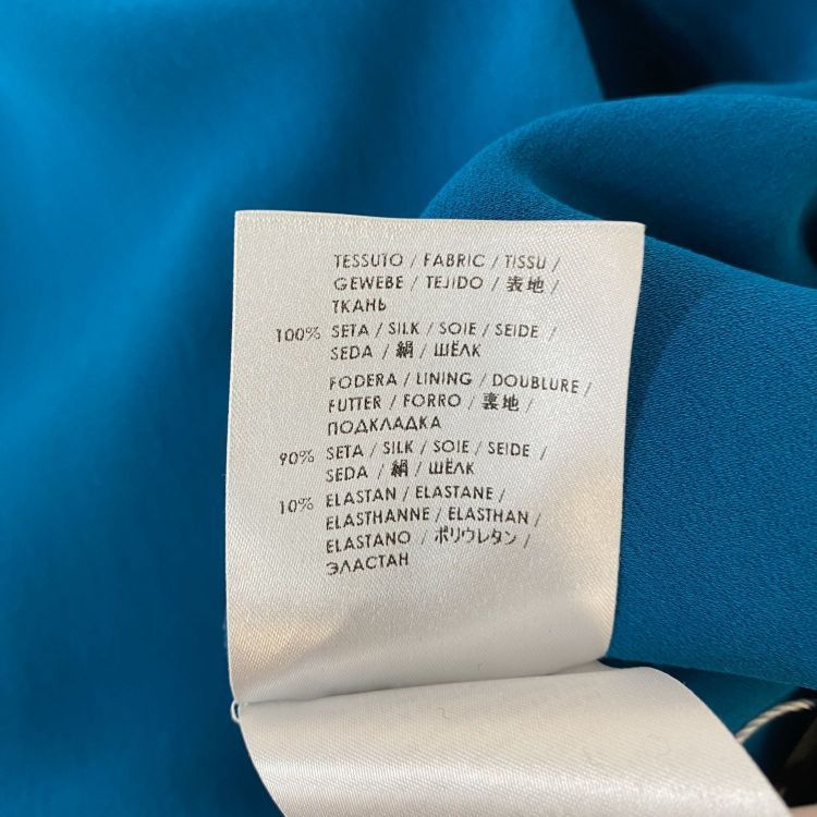 Gucci Gucci Blue Silk Blouse Size 36 Size XS / US 0-2 / IT 36-38 - 5 Thumbnail