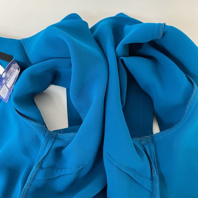 Gucci Gucci Blue Silk Blouse Size 36 Size XS / US 0-2 / IT 36-38 - 9 Thumbnail