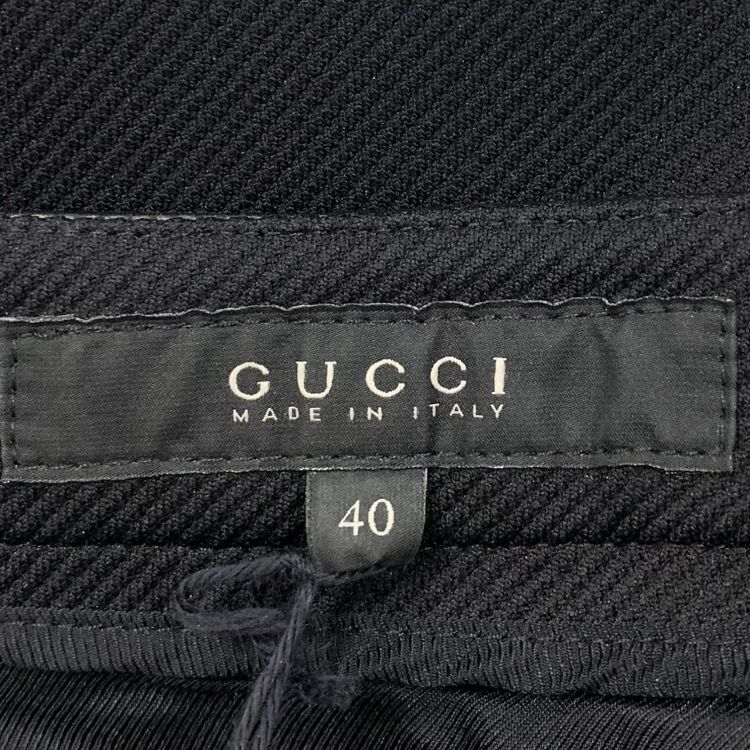 Gucci Gucci Leather Trim Pants Size 40 Size 27" / US 4 / IT 40 - 3 Thumbnail
