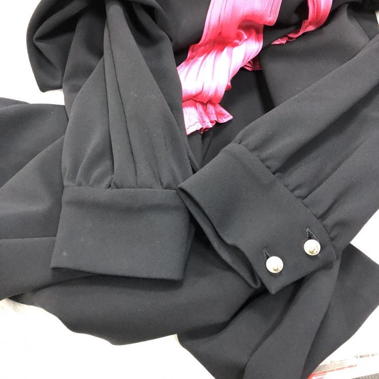 Gucci Gucci Black Silk Bow Midi Dress S Size S / US 4 / IT 40 - 10 Thumbnail