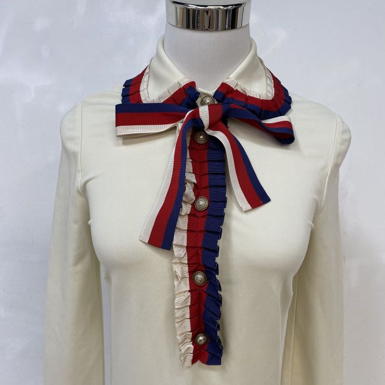 Gucci Gucci Web Trim Dress XS Size XS / US 0-2 / IT 36-38 - 6 Thumbnail