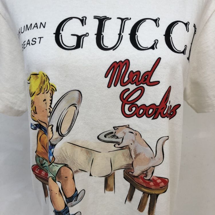 Gucci Gucci Mad Cookies Graphic T-Shirt XS Size US XS / EU 42 / 0 - 6 Thumbnail