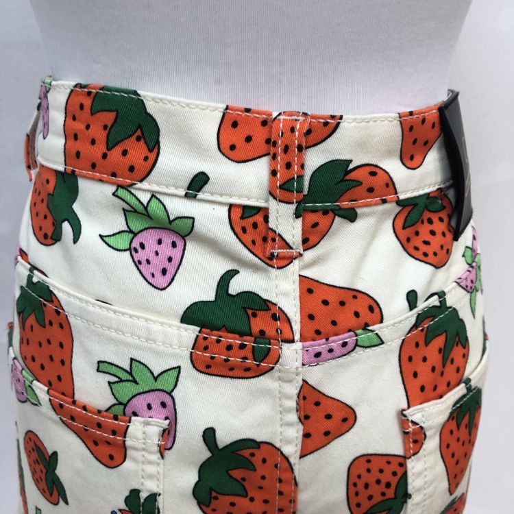 Gucci Gucci Strawberry Print Pants Size 24 Size 24" / US 00 / IT 34 - 10 Thumbnail