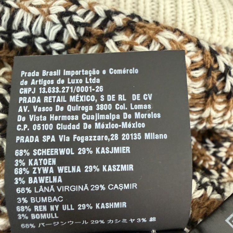 Prada Prada Geometric Knit Sweater Size 36 Size XS / US 0-2 / IT 36-38 - 6 Thumbnail