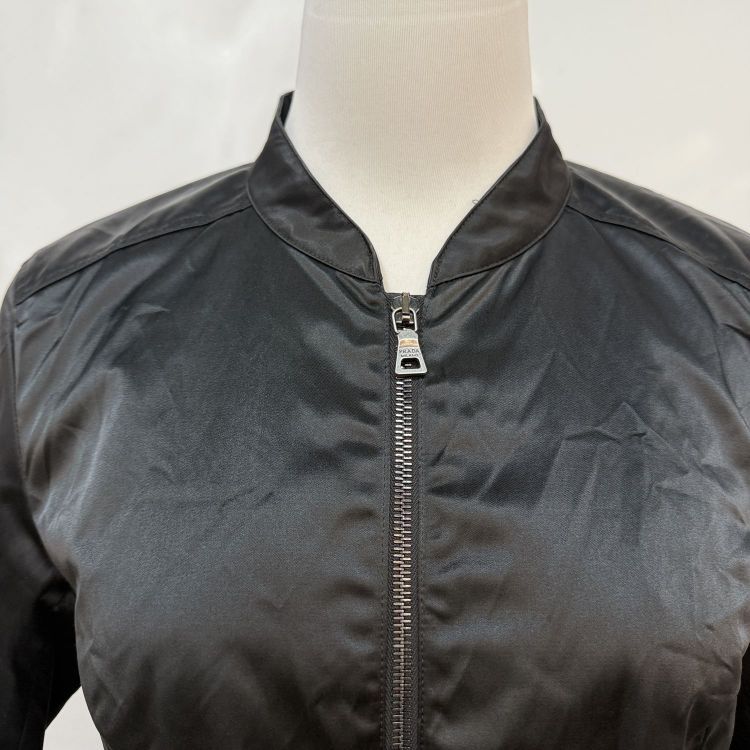 Prada Prada Nylon Bomber Jacket Size 38 Size XS / US 0-2 / IT 36-38 - 5 Thumbnail