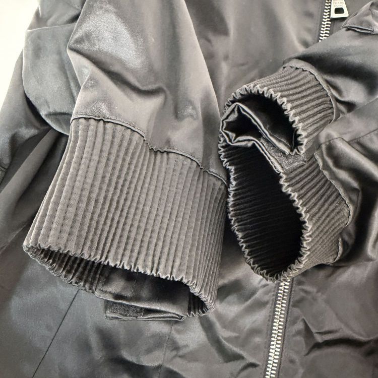 Prada Prada Nylon Bomber Jacket Size 38 Size XS / US 0-2 / IT 36-38 - 10 Thumbnail