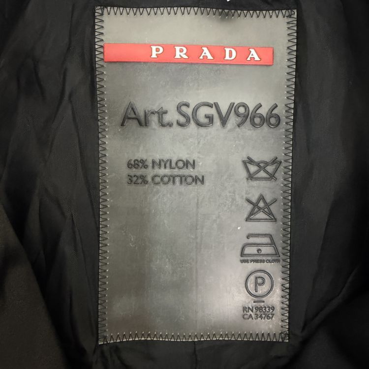 Prada Prada Nylon Bomber Jacket Size 38 Size XS / US 0-2 / IT 36-38 - 3 Thumbnail