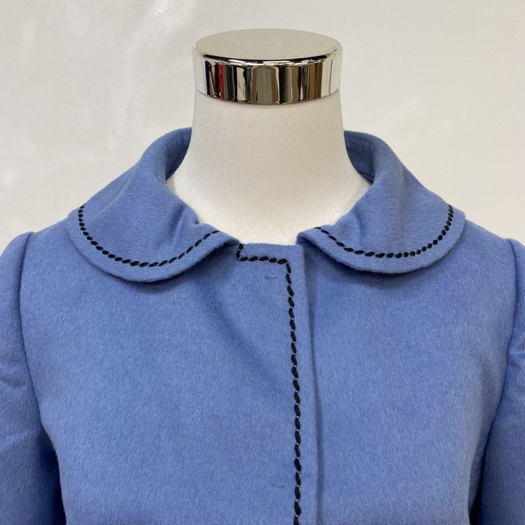 Prada Prada Blue Contrast Stitch Jacket Size 38 Size XS / US 0-2 / IT 36-38 - 6 Thumbnail