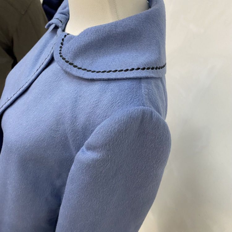 Prada Prada Blue Contrast Stitch Jacket Size 38 Size XS / US 0-2 / IT 36-38 - 7 Thumbnail