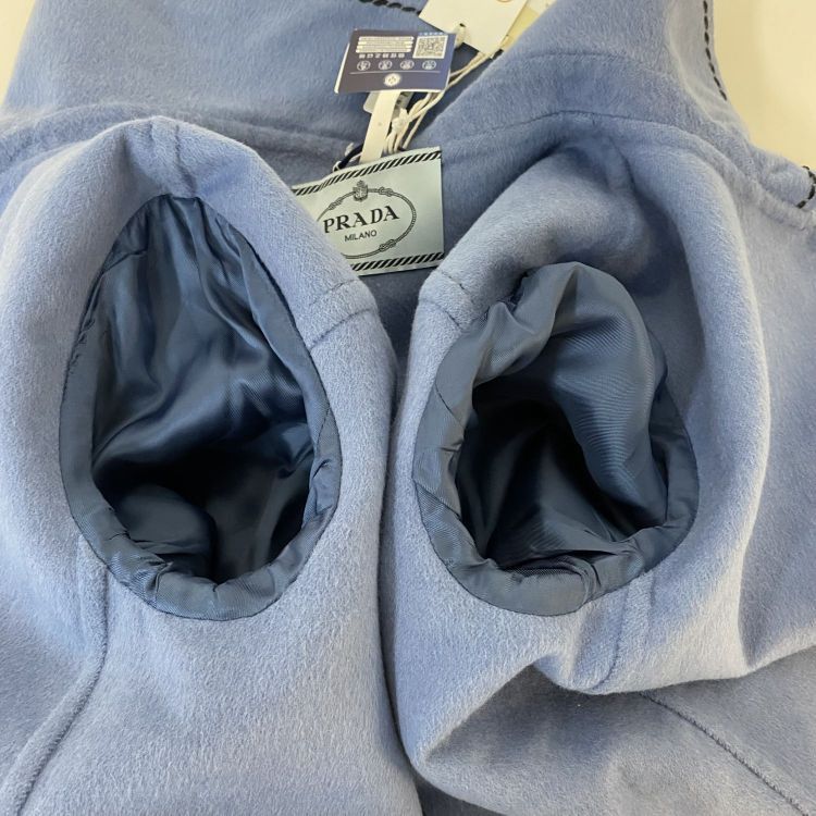 Prada Prada Blue Contrast Stitch Jacket Size 38 Size XS / US 0-2 / IT 36-38 - 9 Thumbnail