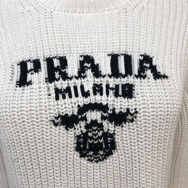 Prada Prada Logo Knit Sweater Size 40 Size S / US 4 / IT 40 - 7 Thumbnail