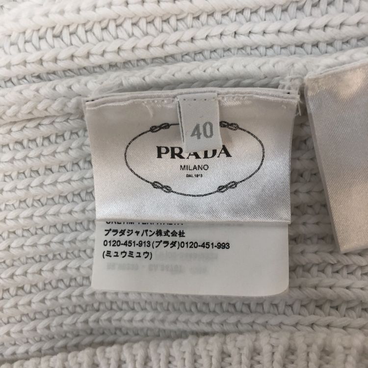 Prada Prada Logo Knit Sweater Size 40 Size S / US 4 / IT 40 - 4 Thumbnail