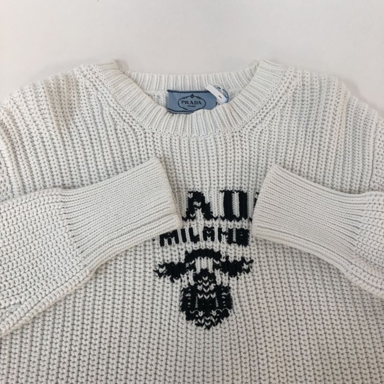 Prada Prada Logo Knit Sweater Size 40 Size S / US 4 / IT 40 - 11 Thumbnail