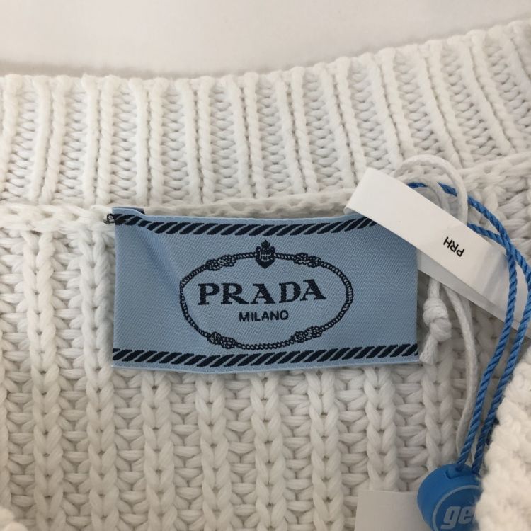 Prada Prada Logo Knit Sweater Size 40 Size S / US 4 / IT 40 - 3 Thumbnail