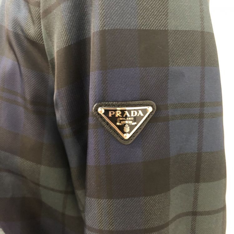 Prada Prada Plaid Tartan Hooded Jacket Size 36 Size XS / US 0-2 / IT 36-38 - 6 Thumbnail