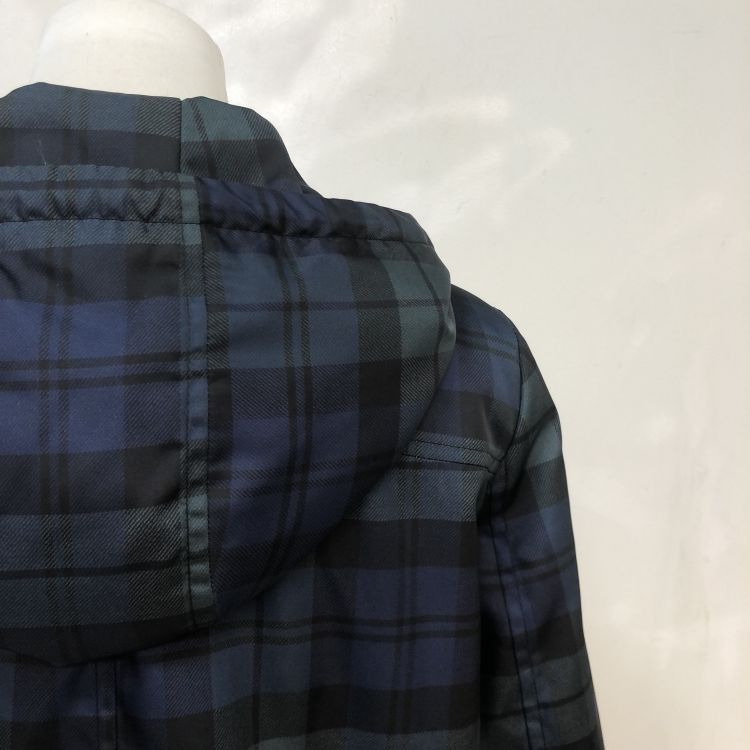 Prada Prada Plaid Tartan Hooded Jacket Size 36 Size XS / US 0-2 / IT 36-38 - 9 Thumbnail