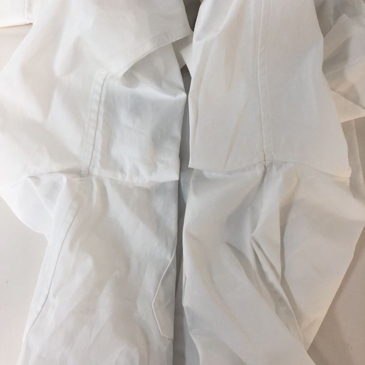 Prada Prada White Tie Detail Button Up Shirt Size 38 Size XS / US 0-2 / IT 36-38 - 11 Thumbnail